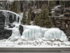 Algonquin Prov Park - icefall along the highway - march