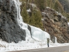 Algonquin Prov Park - icefall along highway 60 - march