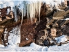 Algonquin Prov Park - icefall along the highway - minus 20 mid February
